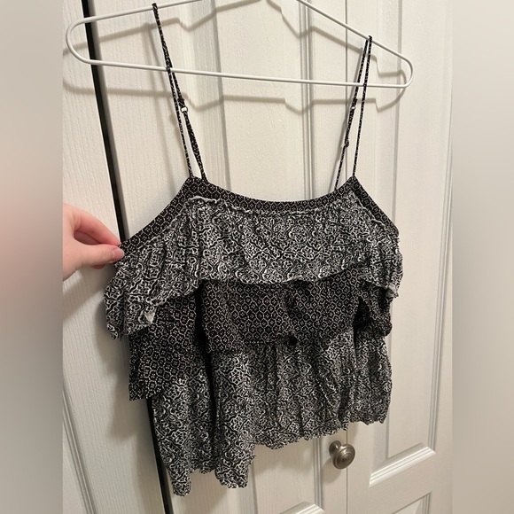 American Eagle Frilly Tank Top - Picture 3 of 5